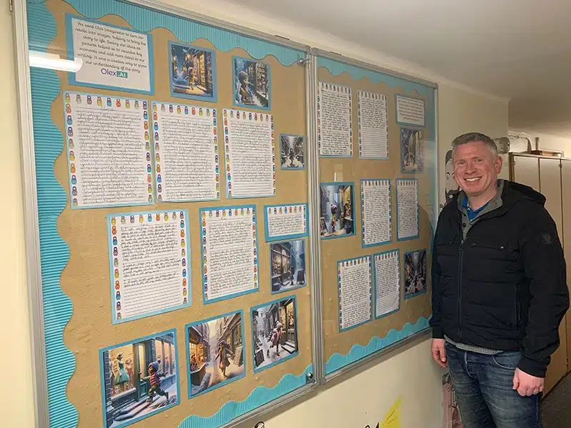 Olex displays at St. Clare's Catholic Primary School.