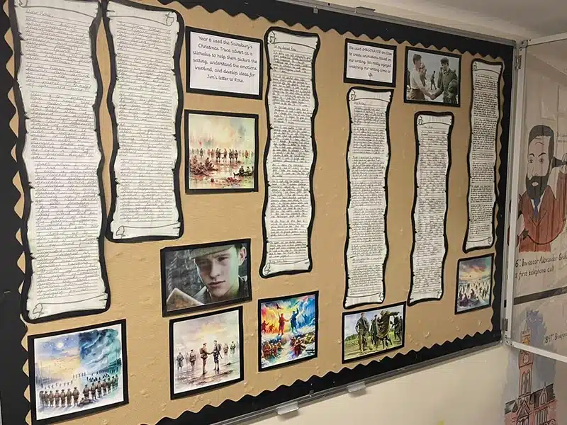 Olex displays at St. Clare's Catholic Primary School.