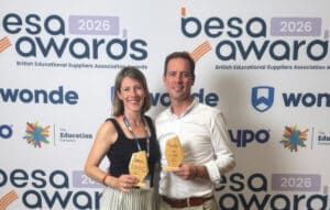 Olex winning at the Besa Awards 2026